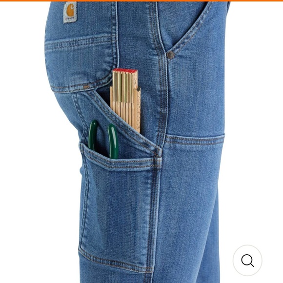 Carhartt Denim - Carhartt Women’s Rugged Flex Relaxed Fit Double Front Jeans Size 12 Short NWT